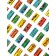 Chewing gum Turbosport Racing, melon, orange, apple, peach, 50*4.5 g