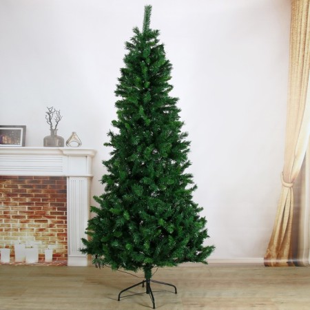 Fibrooptic Christmas tree "Exclusive" colored lights, 210 cm D of the lower tier 100 cm 778 branches-1