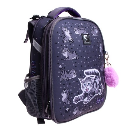 School backpack 38 x 30 x 16 cm, ergonomic back, Stavia "DAC-TsARAP"-1