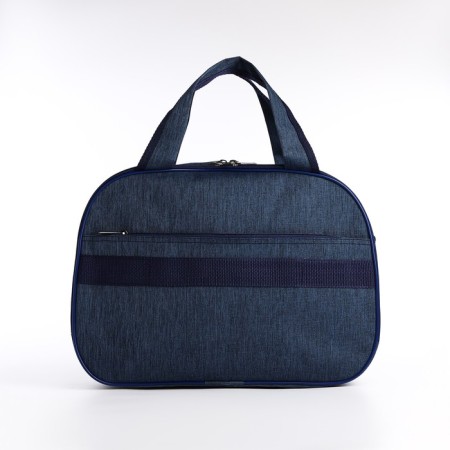 Road bag with lightning, external pocket, blue color-1