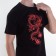 T -shirt male "Dragon", black color/Red print, size 60