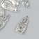 Decor for creativity Metal "Matryoshka" silver 2.7x1.1 cm