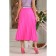 Female skirt, size 52, pink color