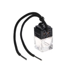 A bottle for a flavor in a car, suspended, Car Parfume 8 ml, black