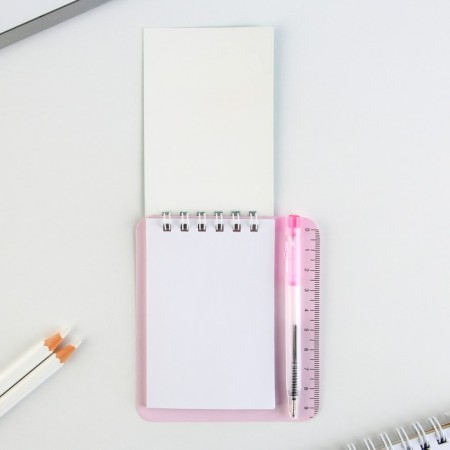Set "cats" Notepad A7, 32 sheets, mini-hand Blue Paste, writing node 0.5 mm-4