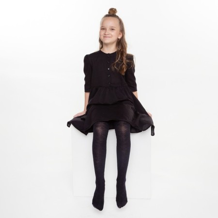 Pantyhose children, dark blue color, height 146-152