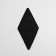 Thermal appliance "rhombus", 10 × 5 cm, black color