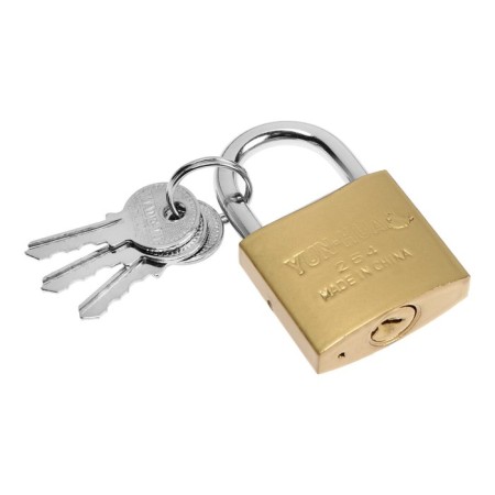 The castle of the hinged type 14, 36x60 mm, 3 keys-1