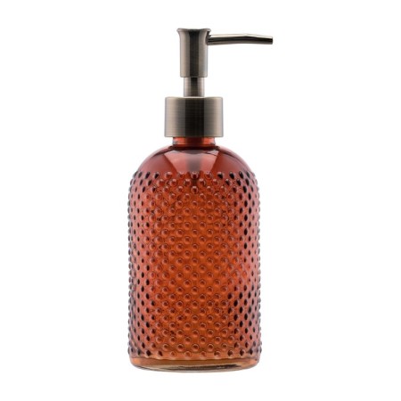 Liquid soap dispenser, 7.5x7.5x19.5 cm, Orange color-6