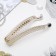 Hair Banana "Classic" Rombs, 10.5 cm, gold
