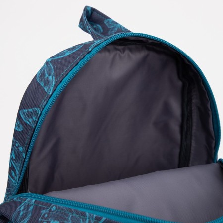 Baby backpack on lightning, external pocket, turquoise color-6