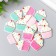 Decor for creativity Rubber "Kexiki" set of 15 pcs mix 3.5x2.7 cm