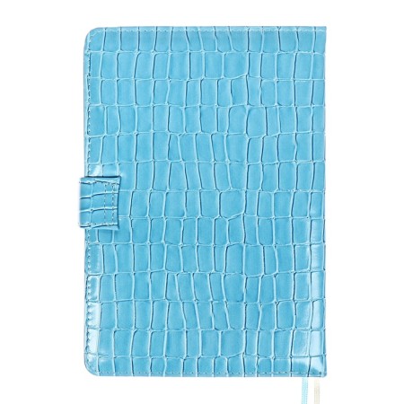 Dated diary of 2025 A5, 168 sheets, DEVENTE. Barbara, a solid cover of leatherette with foam, perforation, liesse, block 70, blue-16