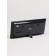 Electronic wall clock, calendar and thermometer, 36.2 x 15.5 cm, white numbers 10 x 4.5 cm 1076627