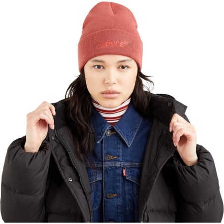 Unisex hat Levis Wordmark Beanie, OS Tech Size size-3