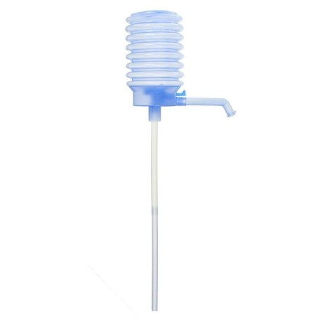 Luazon water pump, mechanical, transparent, under a bottle of 11 to 19 l, blue-2