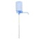 Luazon water pump, mechanical, transparent, under a bottle of 11 to 19 l, blue