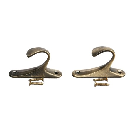 Hook for curtains KS101 CAPPIO, one -rod, bronze color, 2 pcs-3