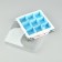 Box for 9 sweets with cells "New Year's town", 14.5 x 14.5 x 3 cm, New Year