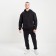Male costume (sweatshirt/pants), black color, size 48 (l)