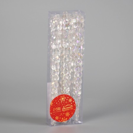 Jewelry decoration "Constellation" (set of 6 pcs) icicle, 18x1.5 cm, overflow-1
