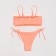 Women's swimsuit with a top bando minku color peach color, size 42