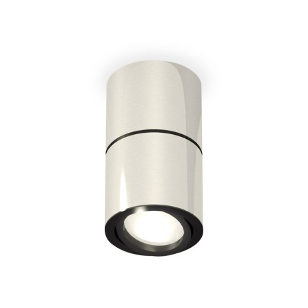 Turning lamp AMBRELLA LIGHT, XS7405040, MR16 GU5.3 LED 10 watts, silver color, black