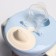 Pilot nursery with soft nose, 270 ml., With handles, color light blue, MIX drawing