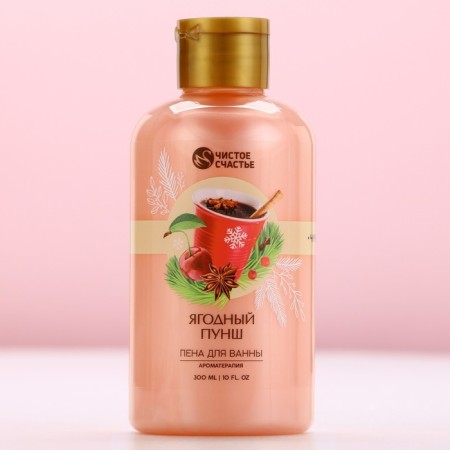 Bath foam, 300 ml, aroma of berry punch, pure happiness-1