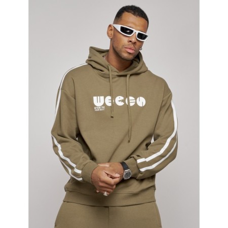 Men's tracksuit, size 56, khaki color-7