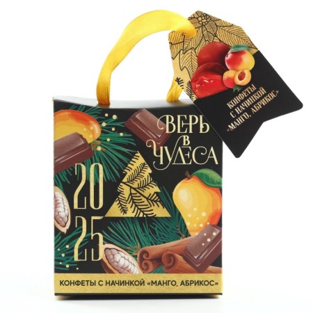 Gift sweets "Believe in miracles", with pieces of mango, 30 g.-4