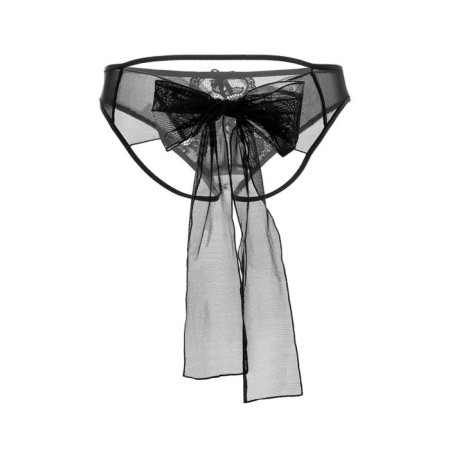 Erotic panties from eero-grouse Erolata, with a bow, black color, size 46-48-8