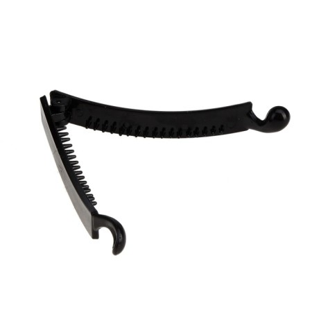 Banana for the hair "Classic" straight, 10 cm, black-1