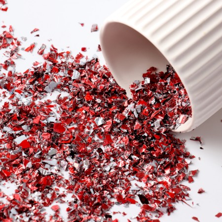 Confetti for the balloon red, 50 gr.