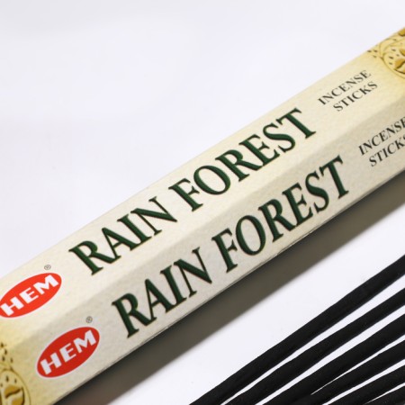 Incense hem "Rain Forest. Tropical Forest", 20 wands in packaging, hexagon-1