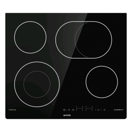 Gorenje ECT643SYB hob, electric, 4 burners, sensor, Hi-Light, black