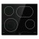 Gorenje ECT643SYB hob, electric, 4 burners, sensor, Hi-Light, black