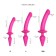 Fallomitator Strap-on-ume Switch Plug-in Semi-Realistic fuchsia l