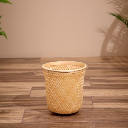 Wicker basket, from bamboo 22x22x25 cm
