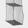 Organizer for bags 2 compartments LadOM, 40 × 15 × 80 cm, color gray color