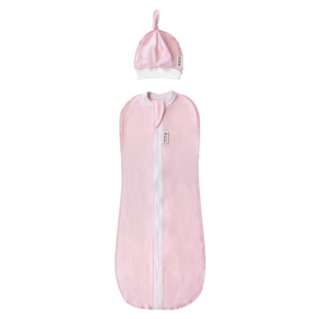 Lightning diaper with a hat with a hat Nature Essence, height 56-68 cm, pink color-2