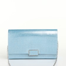 Women's bag on magnet, blue color