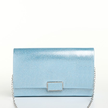 Women's bag on magnet, blue color