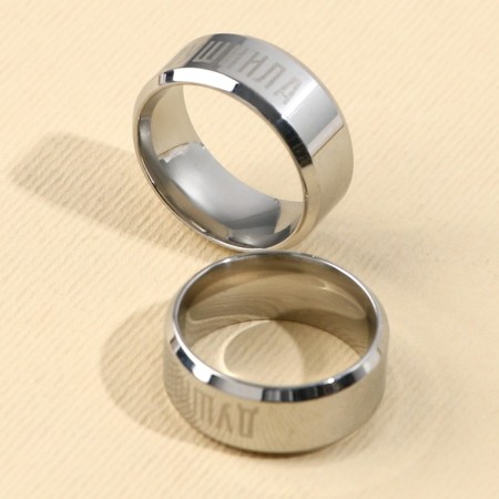 Ring "I will enrage you", paired 2 pcs, 7 x 9 cm-2