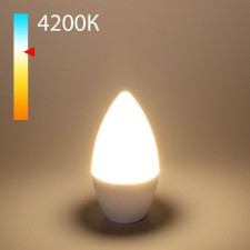 Candle LED lamp C37 Elektrostandard, 37x37x111 mm, 8W, E14, 890LM, 4200K