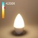 Candle LED lamp C37 Elektrostandard, 37x37x111 mm, 8W, E14, 890LM, 4200K