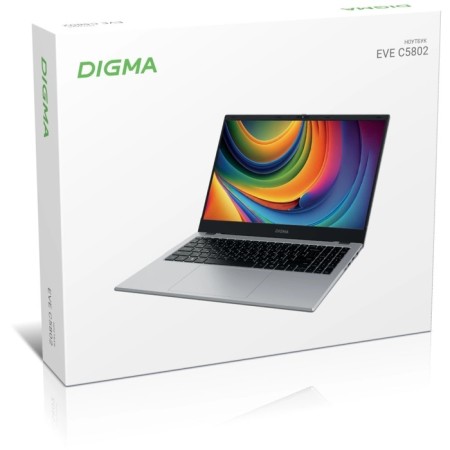Digma EVE C5802 N100 8GB SSD256GB Intel UHD Graphics 15.6 "IPS FHD (1920x1080) Wind 107351-6