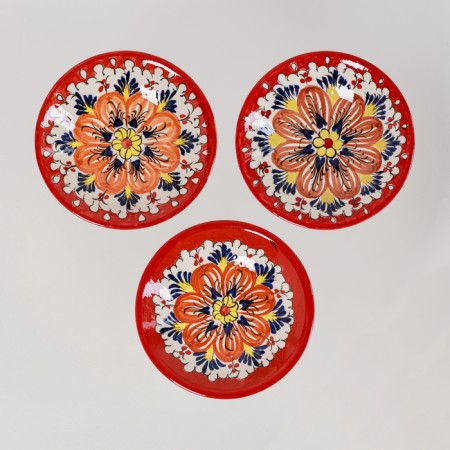 Candy of Rishtan ceramics "Flowers", red-2