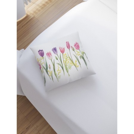 Pillowess decorative “Spring flowers”, on a zipper, size 45x45 cm-1