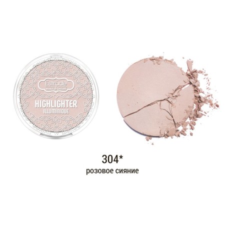 Highlighter for Estrâde Illuminique, tone 304 Pink radiance